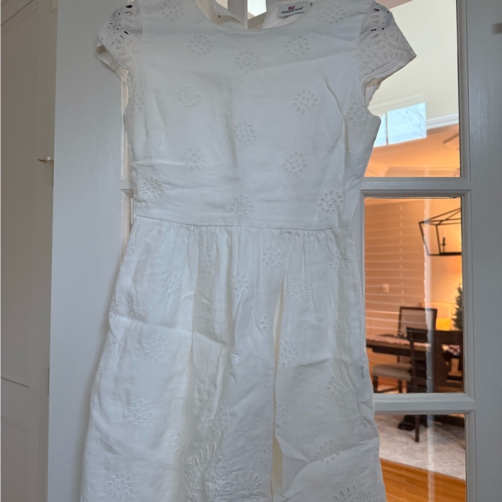 Vineyard Vines White Eyelet Dress